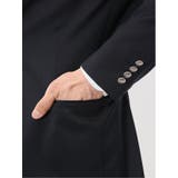 ストレッチウォッシャブル ウール混 スリムフィット 2ボタンジャケット 紺 | TAKA-Q MEN | 詳細画像10 