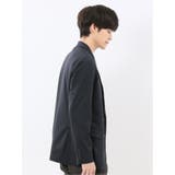 ストレッチポンチ スリムフィット 2ボタンジャケット カルゼ紺 | TAKA-Q MEN | 詳細画像4 