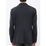 ストレッチポンチ スリムフィット 2ボタンジャケット カルゼ紺 | TAKA-Q MEN | 詳細画像7 