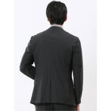 TechCool スリムフィット 2ボタン ジャケット 黒(セットアップ可能) | TAKA-Q MEN | 詳細画像3 