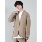 33ベージュ | タイロッケン セットアップ ノーカラージャケット | TAKA-Q MEN