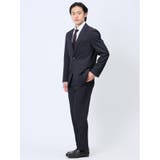 ストレッチウォッシャブル レギュラーフィット ノータックパンツ マイクロ紺 | TAKA-Q MEN | 詳細画像10
