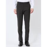 軽量 スリムフィット ノータックパンツ 千鳥黒 | TAKA-Q MEN | 詳細画像6