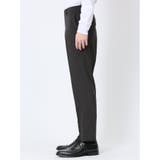 軽量 スリムフィット ノータックパンツ 千鳥黒 | TAKA-Q MEN | 詳細画像7
