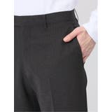 軽量 スリムフィット ノータックパンツ 千鳥黒 | TAKA-Q MEN | 詳細画像9