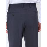 軽量 スリムフィット ノータックパンツ 千鳥紺 | TAKA-Q MEN | 詳細画像10