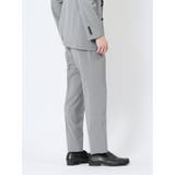 軽量 スリムフィット ノータックパンツ 千鳥シロ×クロ | TAKA-Q MEN | 詳細画像4