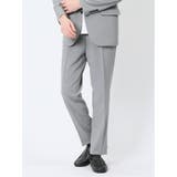 08チドリ | 軽量 スリムフィット ノータックパンツ 千鳥シロ×クロ | TAKA-Q MEN