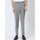 軽量メッシュ スリムフィット ノータックパンツ 千鳥(セットアップ可能) | TAKA-Q MEN | 詳細画像6 
