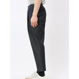 カイハラ デニム ワンタック キャロットパンツ(セットアップ可能) | TAKA-Q MEN | 詳細画像7 