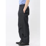 カイハラ デニム ツータック トラウザーパンツ(セットアップ可能) | TAKA-Q MEN | 詳細画像2 