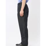 カイハラ デニム ツータック トラウザーパンツ(セットアップ可能) | TAKA-Q MEN | 詳細画像7 