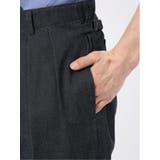 カイハラ デニム ツータック トラウザーパンツ(セットアップ可能) | TAKA-Q MEN | 詳細画像9 