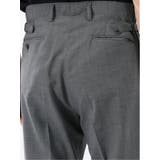 ウール混 ツータック ワイド スラックス ライトグレー | TAKA-Q MEN | 詳細画像10 