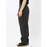 ウール混 ツータック ワイド スラックス 茶 | TAKA-Q MEN | 詳細画像2 