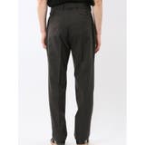 ウール混 ツータック ワイド スラックス 茶 | TAKA-Q MEN | 詳細画像8 