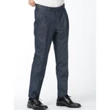 ストレッチデニム 2タックパンツ 紺(セットアップ可能) | TAKA-Q MEN | 詳細画像3