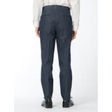 ストレッチデニム 2タックパンツ 紺(セットアップ可能) | TAKA-Q MEN | 詳細画像7