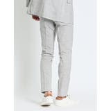 クールドッツ ストレッチ スリムフィット ノータックパンツ(セットアップ可能) | TAKA-Q MEN | 詳細画像3