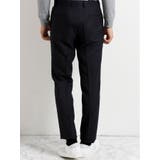 ストレッチウォッシャブル ウール混スリムフィット ノータックススラックス | TAKA-Q MEN | 詳細画像3