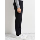 ストレッチウォッシャブル ウール混スリムフィット ノータックススラックス | TAKA-Q MEN | 詳細画像4