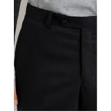 ストレッチウォッシャブル ウール混スリムフィット ノータックススラックス | TAKA-Q MEN | 詳細画像6