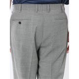 ストレッチウォッシャブル ウール混 スリムフィット ノータックパンツ 千鳥 | TAKA-Q MEN | 詳細画像10