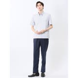 ストレッチウォッシャブル ウール混 スリムフィット ノータックパンツ 千鳥 | TAKA-Q MEN | 詳細画像17