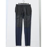 ストレッチウォッシャブル ウール混 スリムフィット ノータックパンツ 千鳥 | TAKA-Q MEN | 詳細画像23