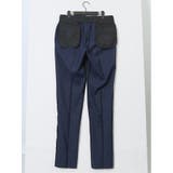 ストレッチウォッシャブル ウール混 スリムフィット ノータックパンツ 千鳥 | TAKA-Q MEN | 詳細画像24