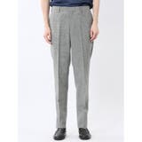 ストレッチウォッシャブル ウール混 スリムフィット ノータックパンツ 千鳥 | TAKA-Q MEN | 詳細画像6