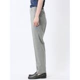 ストレッチウォッシャブル ウール混 スリムフィット ノータックパンツ 千鳥 | TAKA-Q MEN | 詳細画像7