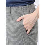 ストレッチウォッシャブル ウール混 スリムフィット ノータックパンツ 千鳥 | TAKA-Q MEN | 詳細画像9