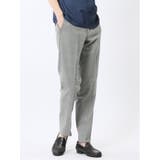 07白黒 | ストレッチウォッシャブル ウール混 スリムフィット ノータックパンツ 千鳥 | TAKA-Q MEN