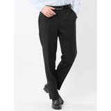 05黒 | ストレッチウォッシャブル ウール混 スリムフィット | TAKA-Q MEN