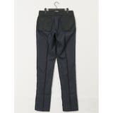 ストレッチウォッシャブル ウール混 スリムフィット ノータックパンツ 小柄紺 | TAKA-Q MEN | 詳細画像12