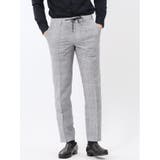 ウォッシャブル メッシュプリント ノータック パンツ(セットアップ可能) | TAKA-Q MEN | 詳細画像1