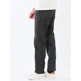 クロスストレッチ スリムフィット ノータックスラックス 黒(セットアップ可能) | TAKA-Q MEN | 詳細画像2 