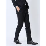 クロスストレッチ裏起毛 スリムフィット ノータックスラックス | TAKA-Q MEN | 詳細画像1
