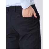 クロスストレッチ裏起毛 スリムフィット ノータックスラックス | TAKA-Q MEN | 詳細画像9