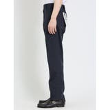 クロスストレッチ スリムフィット ノータックスラックス カルゼ紺 | TAKA-Q MEN | 詳細画像6 