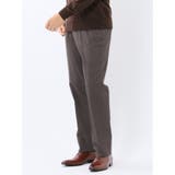 クロスストレッチ裏起毛 スリムフィット ノータックスラックス | TAKA-Q MEN | 詳細画像2