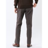 クロスストレッチ裏起毛 スリムフィット ノータックスラックス | TAKA-Q MEN | 詳細画像3