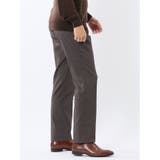 クロスストレッチ裏起毛 スリムフィット ノータックスラックス | TAKA-Q MEN | 詳細画像4