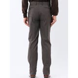 クロスストレッチ裏起毛 スリムフィット ノータックスラックス | TAKA-Q MEN | 詳細画像8