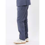 クロスストレッチ スリムフィット ノータックスラックス 青(セットアップ可能) | TAKA-Q MEN | 詳細画像2 