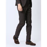 クロスストレッチ裏起毛 スリムフィット ノータックスラックス | TAKA-Q MEN | 詳細画像1 
