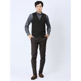 クロスストレッチ裏起毛 スリムフィット ノータックスラックス | TAKA-Q MEN | 詳細画像10 