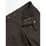クロスストレッチ裏起毛 スリムフィット ノータックスラックス | TAKA-Q MEN | 詳細画像11 