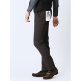 クロスストレッチ裏起毛 スリムフィット ノータックスラックス | TAKA-Q MEN | 詳細画像2 